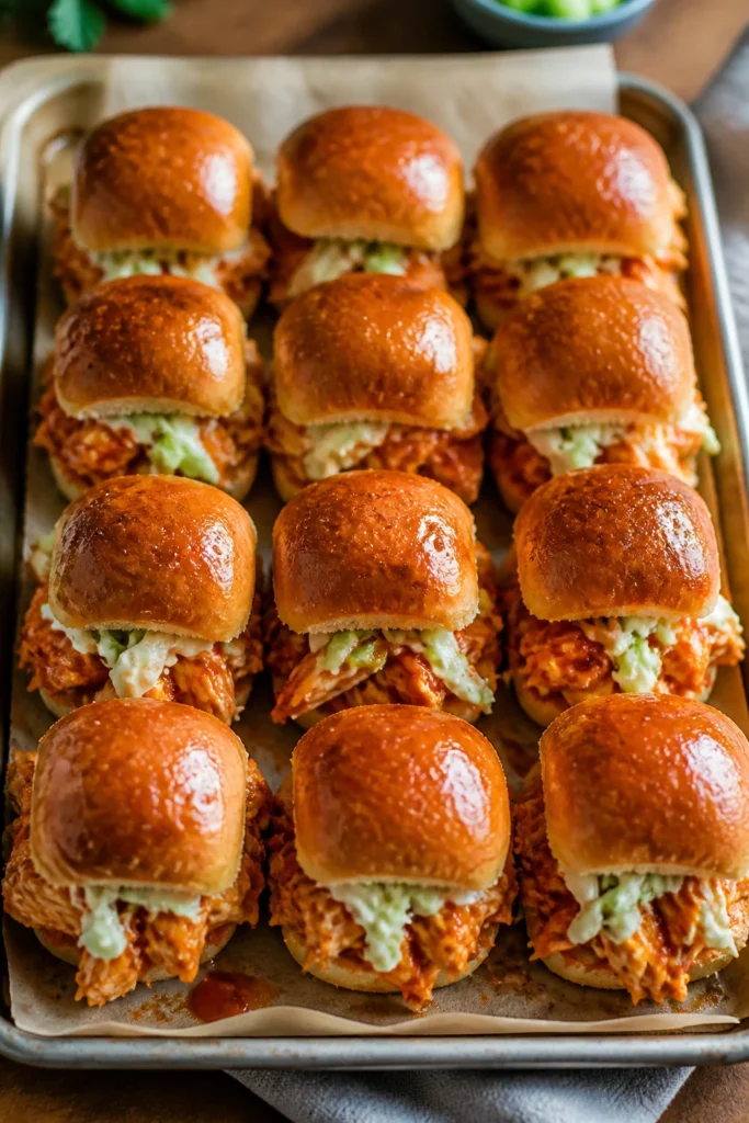 Roasted Buffalo Chicken Slider for Weeknight Dinners
