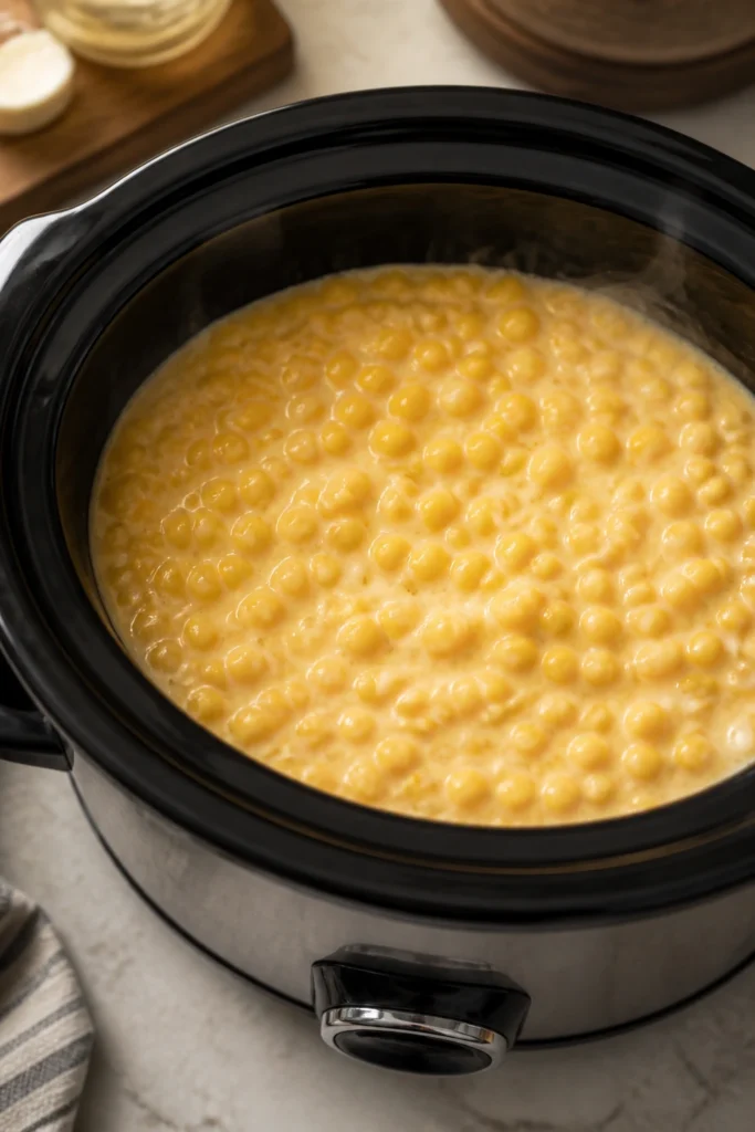 Tender Slow Cooker Creamed Corn You Can Set and Forget