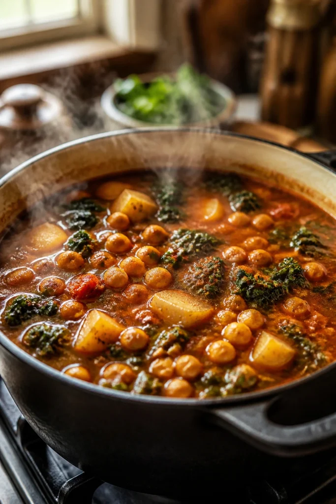 Smoky Chickpea Stew for Cold Winter Nights