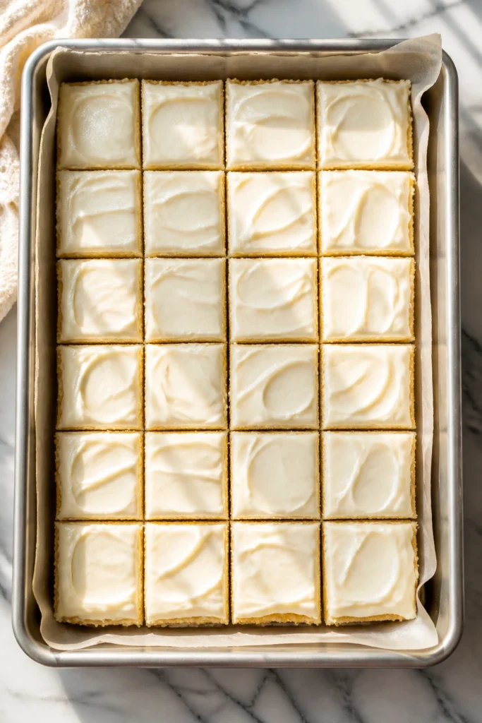 Decadent Sugar Cookie Bars with Cream Cheese Frosting