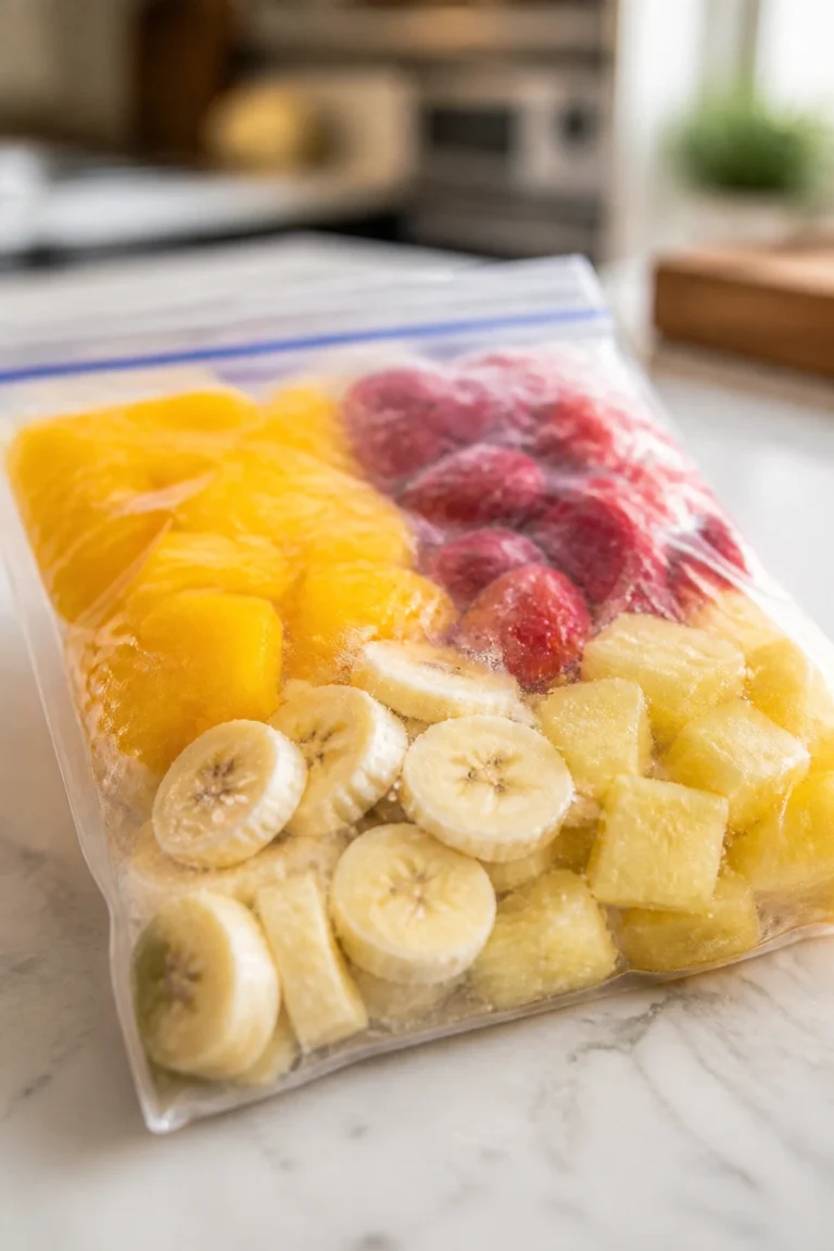 Tropical Freezer Smoothie Packs for Summer Sipping