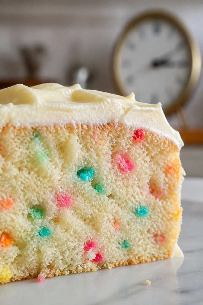 Fluffy Candy Pop with Cream Cheese Frosting