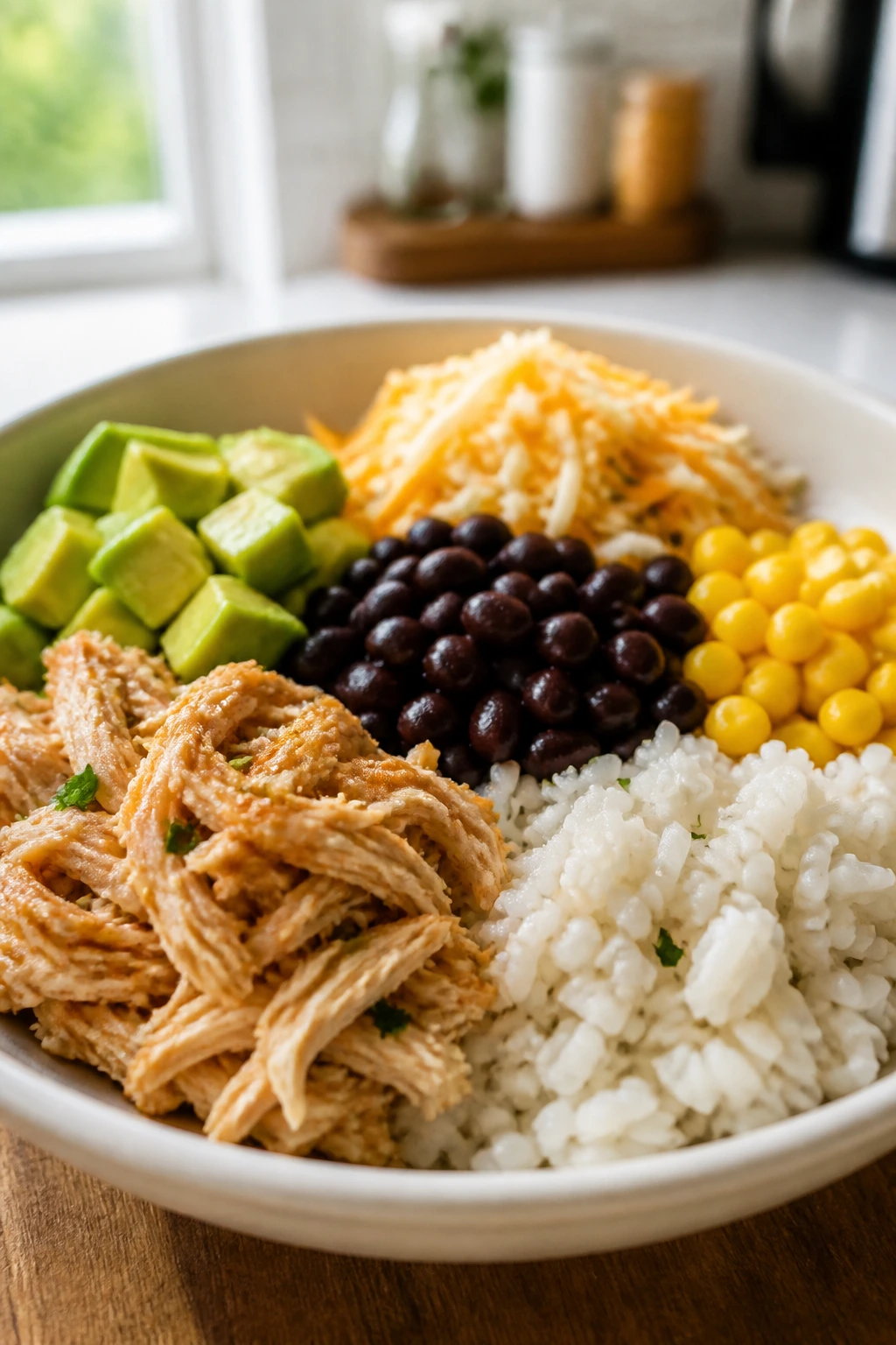 Plate showing multiple toppings for variations and adaptations
