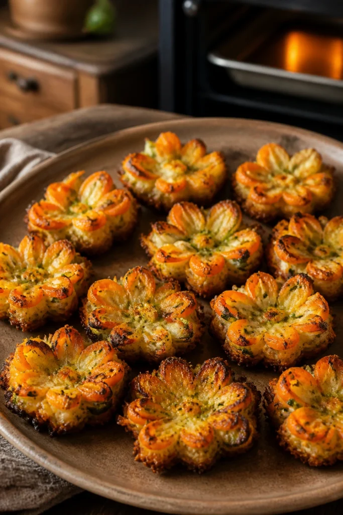 Crispy Vegetable Flowers for a Healthy Dinner